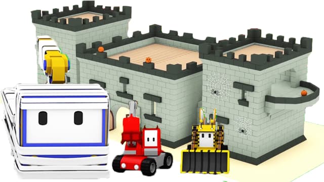 S01:E16 - Learn With Tiny Trucks: The Haunted Castle on Halloween