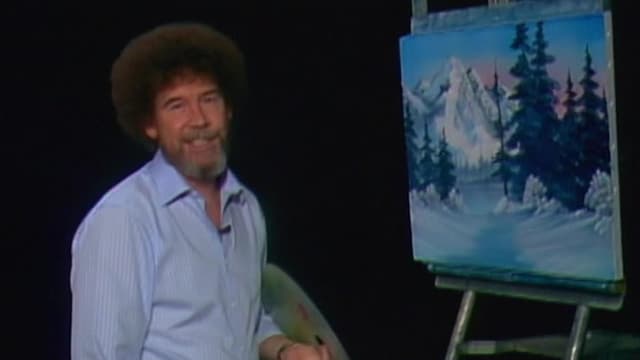 Watch The Joy of Painting With Bob Ross S12:E13 - Winter Mountain ...