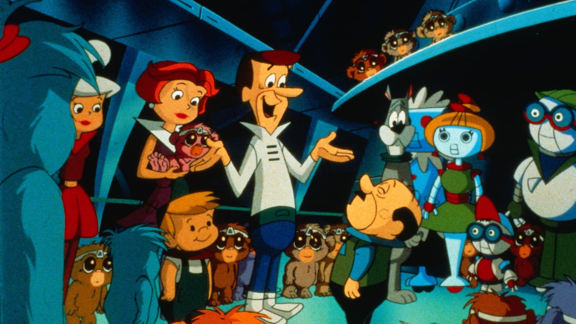 Jetsons: The Movie Production Cel Background ID:, 40% OFF