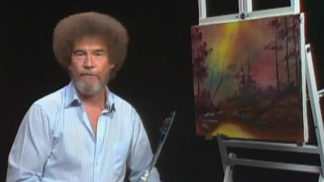 Watch The Joy of Painting With Bob Ross S27:E13 - Golden Glow of ...