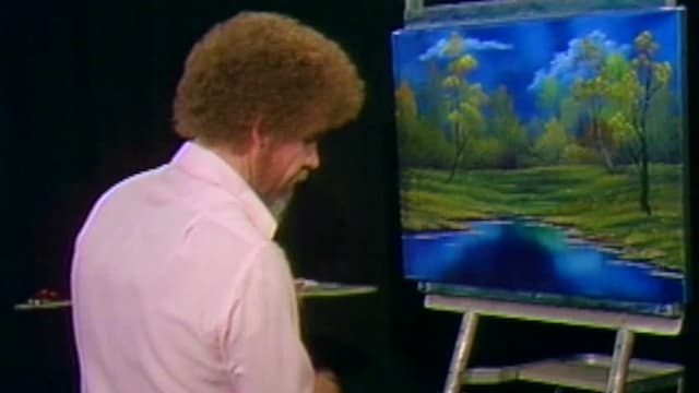 bob ross twilight meadow