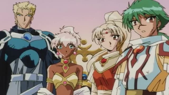 Magic Knight Rayearth, Ep 44 - A Serious Match - Umi vs. Tarta and Tatra!