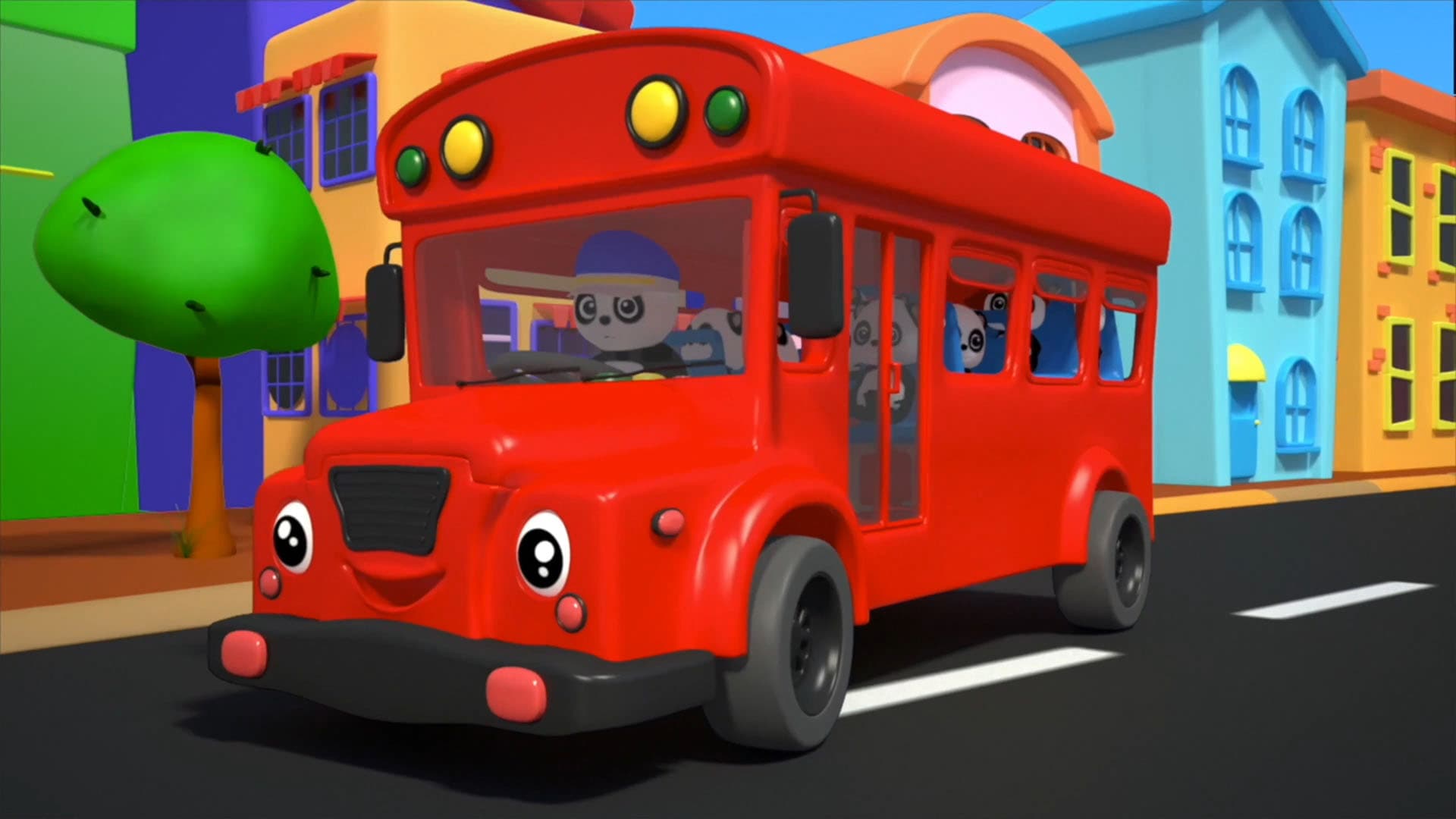 Wheels on the Bus (Family Version) + More Nursery Rhymes & Kids