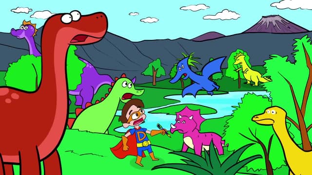 S01:E09 - Super Drew Saves the Dinosaurs With His Mighty Pen Ultimate - a Cool School Superhero Story