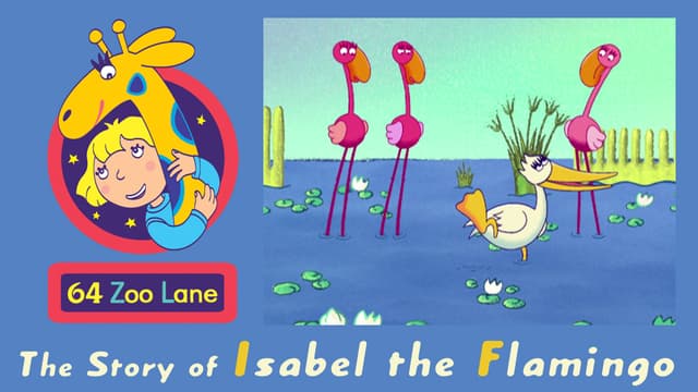 Watch 64 Zoo Lane S02:E06 - The Story of Isabel the Flamingo Free TV | Tubi