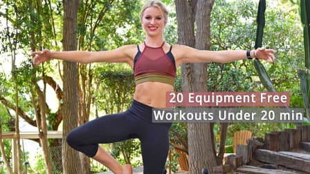 Watch 20 Equipment Free Workouts Under 20 Min - Free TV Shows